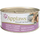Applaws Kattenvoer Applaws Mackerel with sardine in broth Vis 70 g