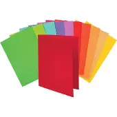 Exacompta 10x ROCK''S 80 Pak van 30 inlegmappen - 22x31cm voor A12 - Geassorteerd - 807001E