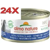 Almo Nature HFC - Kattenvoer - Tonijn & Mosselen - 24x70gr