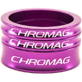 Chromag Steering Spacers Aluminium Violet