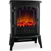 Monzana Elektrische Kachel Zwart 2000W met Verwarming 56,5x24x39cm