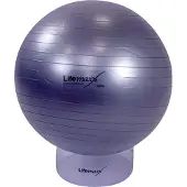 Lifemaxx Gymball - Anti-Burst Fitnessball - 55 cm - Zilver