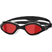 Zoggs Tiger Lsr+ Mirror Swimming Goggles Zwart Small