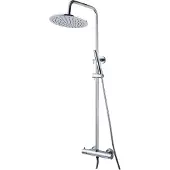 Klea Core Opbouw Regendoucheset Met Thermostaatkraan En Handdouche Chroom