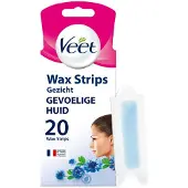 Veet Waxstrips Gezicht Gevoelige Huid - 20 Stuks