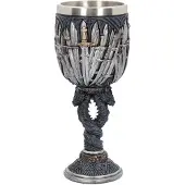 Nemesis Now - Middeleeuws Zwaard & Draak - Wijnkelk - 17.5cm