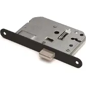 Dx Kastslot incl. 2 sleutels met zwarte voorplaat 20x174 mm.