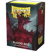 Dragon Shield Matte Bloedrode Simurag-kaarthulzen 100 Zakjes