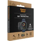 PanzerGlass Apple Watch Series 8 en 7 45mm Screenprotector Glas Zwart