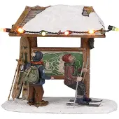 Luville Kerstfiguur Skiroute