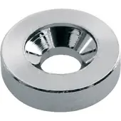 Boston W-710-C Neck Mounting Ferrules - 15,0 mm, 4 Stuks, Chroom