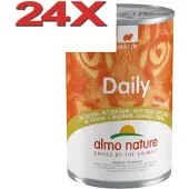 Almo Nature 24x Daily - Kattenvoer Natvoer Blik - Kalkoen - 400g