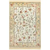 Nouristan Vloerkleed Oriental Flowers - Geel/Crème 95 x 140 cm