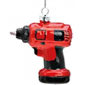 Sareva Kersthanger boormachine van glas rood