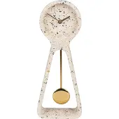 Zuiver Klok Pendulum Clock Time Terrazzo White