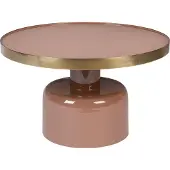 Zuiver Glam Salontafel ijzer/glas Ø60x35 cm