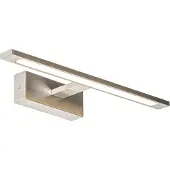 QAZQA Wandlamp staal 41,5 cm incl. LED IP44 - Jerre