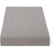 Vandyck Hoeslaken Jersey Supreme GOTS Grey (Jersey)-Lits-Jumeaux (180/190/200 x 200/210/220 cm)