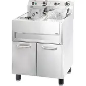 Casselin Elektrische Friteuse RVS | 2x13L (Lager dan 90 cm;90 tot 150 cm;)
