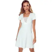 Eldar Hermiona mooie slipdress met kant- ecru XXL