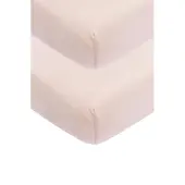 Meyco Hoeslaken Wieg Soft Pink 2-pack 40x80
