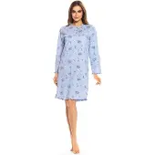 Comtessa Blauw nachthemd vissen