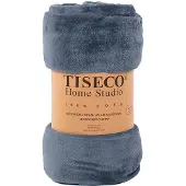 Tiseco Plaid Home Studio Cosy Stone Blue-240 x 220 cm