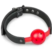 EasyToys Ball gag met bal van PVC - rood