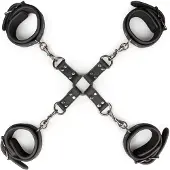 Easytoys Fetish Collection Easytoys Fetish - Hogtie With Hand and Anklecuffs - Zwart