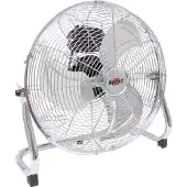 Kelfort Ventilator Verchroomd 80W - 40 cm