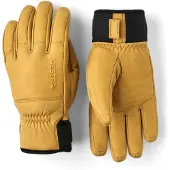 Hestra Omni Leer Ski- en snowboardhandschoenen heren Middenbruin 7