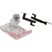 Janome 9mm 1/4 quiltvoet transparant SET
