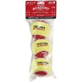 Tretorn ACADEMY RED FELT - Tennisballen - Stage 3 - 3 stuks - Geel/Rood