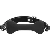 Ouch! Siliconen Bone Gag - Zwart