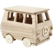 Creativ Company Minibus, afm 17x10x13 cm, 1 stuk, grenen, Keizerin boom