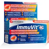 Forte pharma Immuvit 4G +25% Gratis 60 St Gecomprimeerde tabletten