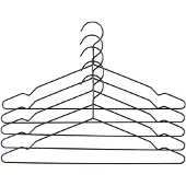 HAY Hang Hanger - Set van 5 Black