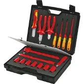 Knipex 17-Delig Compact Gereedschapskoffer - 989911