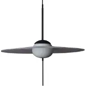 DCW éditions Hanglampe , Grijs, Woonkamer, Aluminium