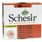 Schesir 12x Kattenvoer Pompoen In Bouillon 70 Gr