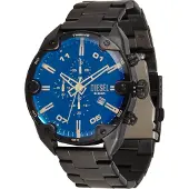 Diesel Spiked Heren Horloge Zwart DZ4609