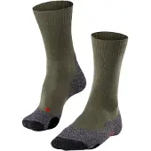 Falke Sportsokken grijs / olijfgroen / zwart