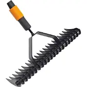 Fiskars Quikfit Verticuteerhark - Tuingereedschap - Hark opzetstuk - 370 mm