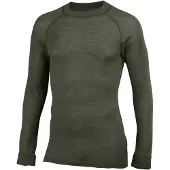 Thermowave Merino Warm thermoshirt lange mouw - Heren - Greenish Brown - maat L