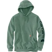 Carhartt Logo, hoodie ,lichtgrijs/zwart ,XL