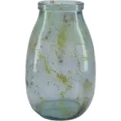 Dijk Natural Collections Dijk Natural Collections-Vaas gerecycled glas-Grijs-18x28