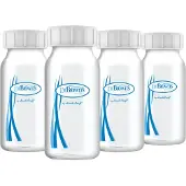 Dr. Brown's Borstvoeding Bewaarflesjes - 120 ml - Smalle halsfles - 4 stuks