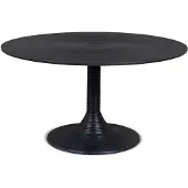 Bold Monkey Hypnotising Round Coffee Table Black
