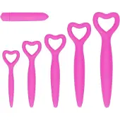 Ouch! Hoogwaardige Siliconen vaginale dilatorset - Roze
