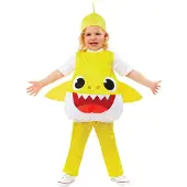 Amscan Baby Shark Kostuum Peuter Geel